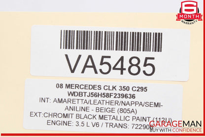 06-09 Mercedes W209 CLK350 C230 C280 A/C Air Conditioning Compressor 0012305611