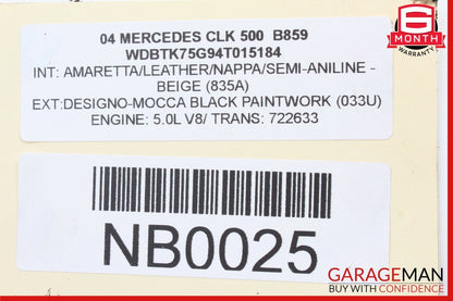 03-09 Mercedes W209 CLK500 Rear Left / Right Side Lower Thrust Control Arm OEM