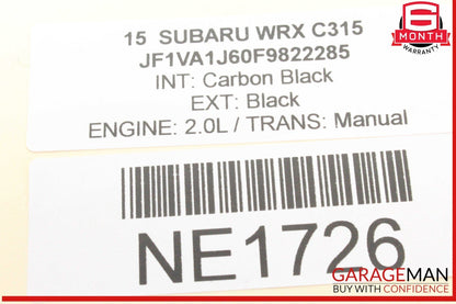 14-18 Subaru WRX Engine Start Stop Button 2011DJ5493 OEM