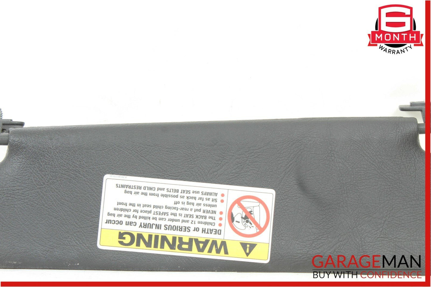97-04 Mercedes R170 SLK320 Front Right Side Sunvisor Sun Visor Sunshade Black