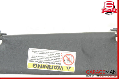 97-04 Mercedes R170 SLK320 Front Right Side Sunvisor Sun Visor Sunshade Black