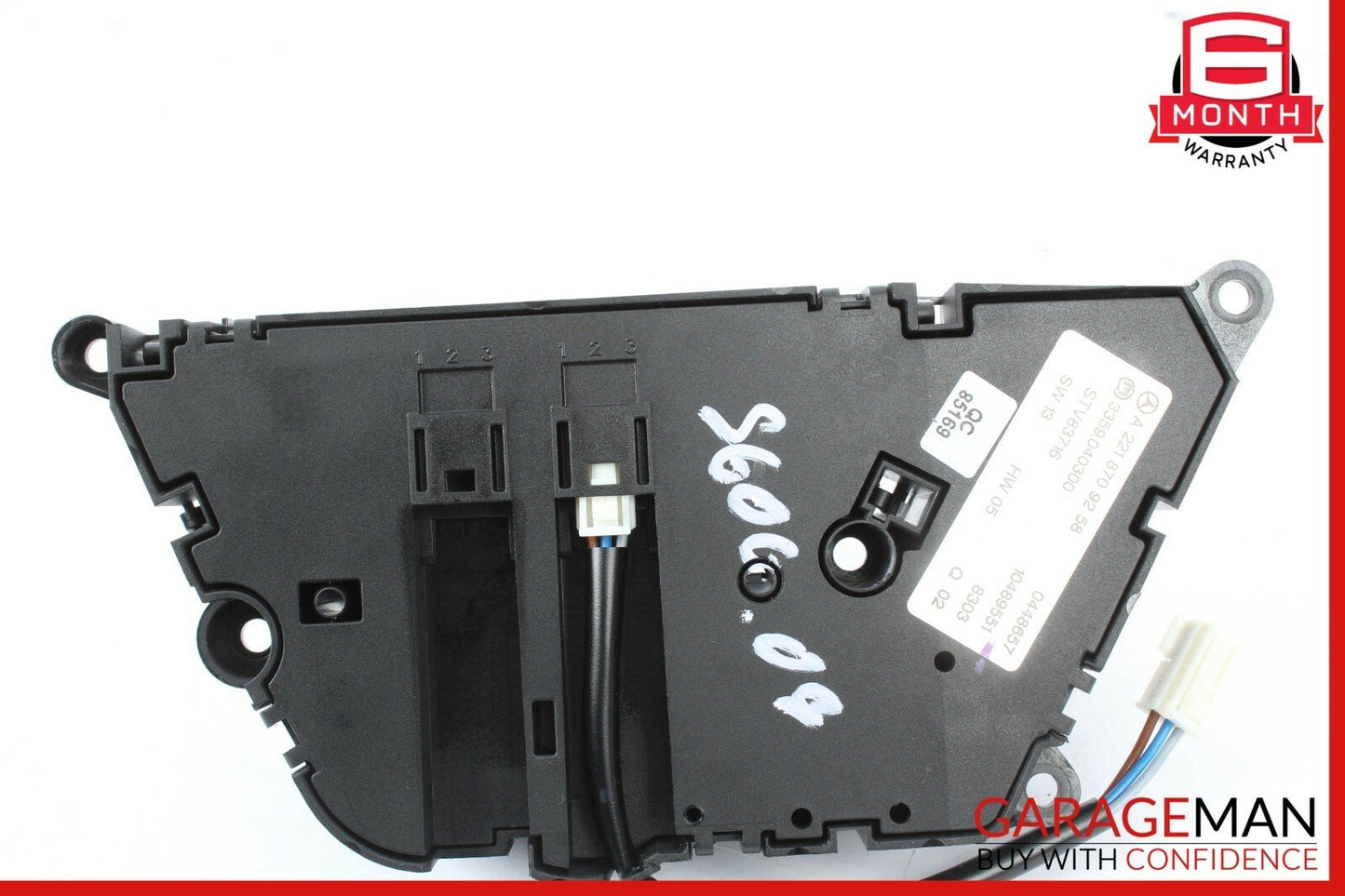 07-14 Mercedes S550 CL600 Front Left Side Seat Adjustment Control Switch Module