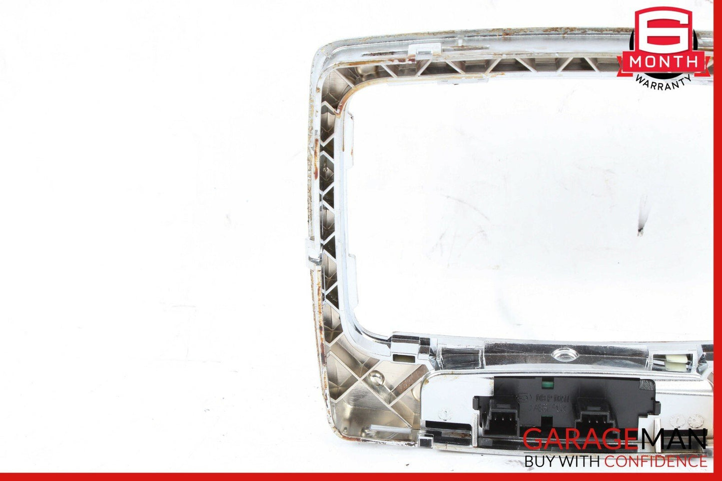 08-14 Mercedes C300 GLK350 E350 Center Console Shift Shifter Bezel Trim Silver