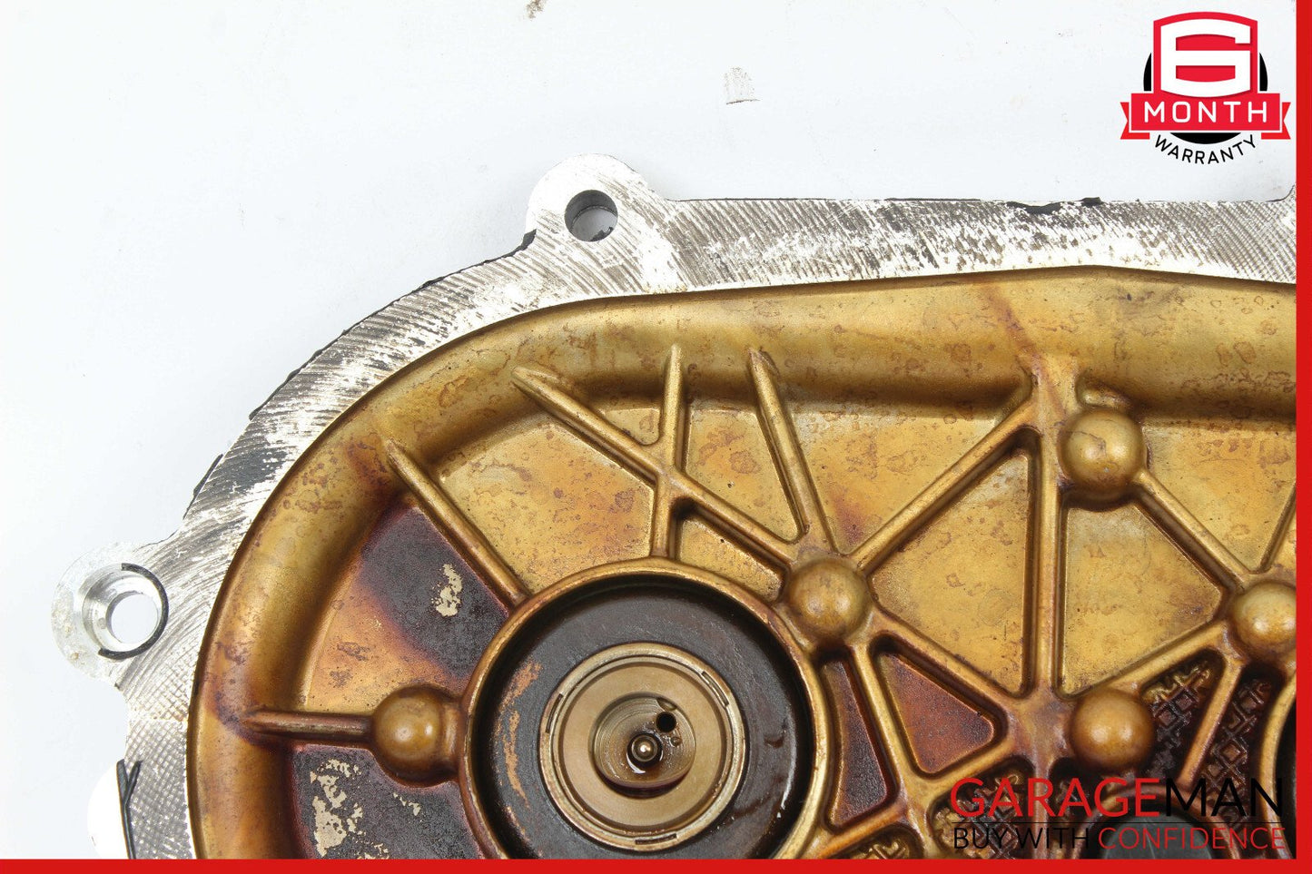 06-13 Mercedes W211 E350 S550 Front Right Engine Timing Chain Cover Plate OEM