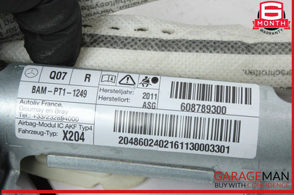 10-15 Mercedes X204 GLK350 Right Passenger Side Roof Curtain Safety Air Bag OEM