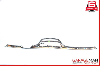 10-13 Mercedes W221 S550 S400 Center Dashboard Dash Trim Molding Brown Wood OEM
