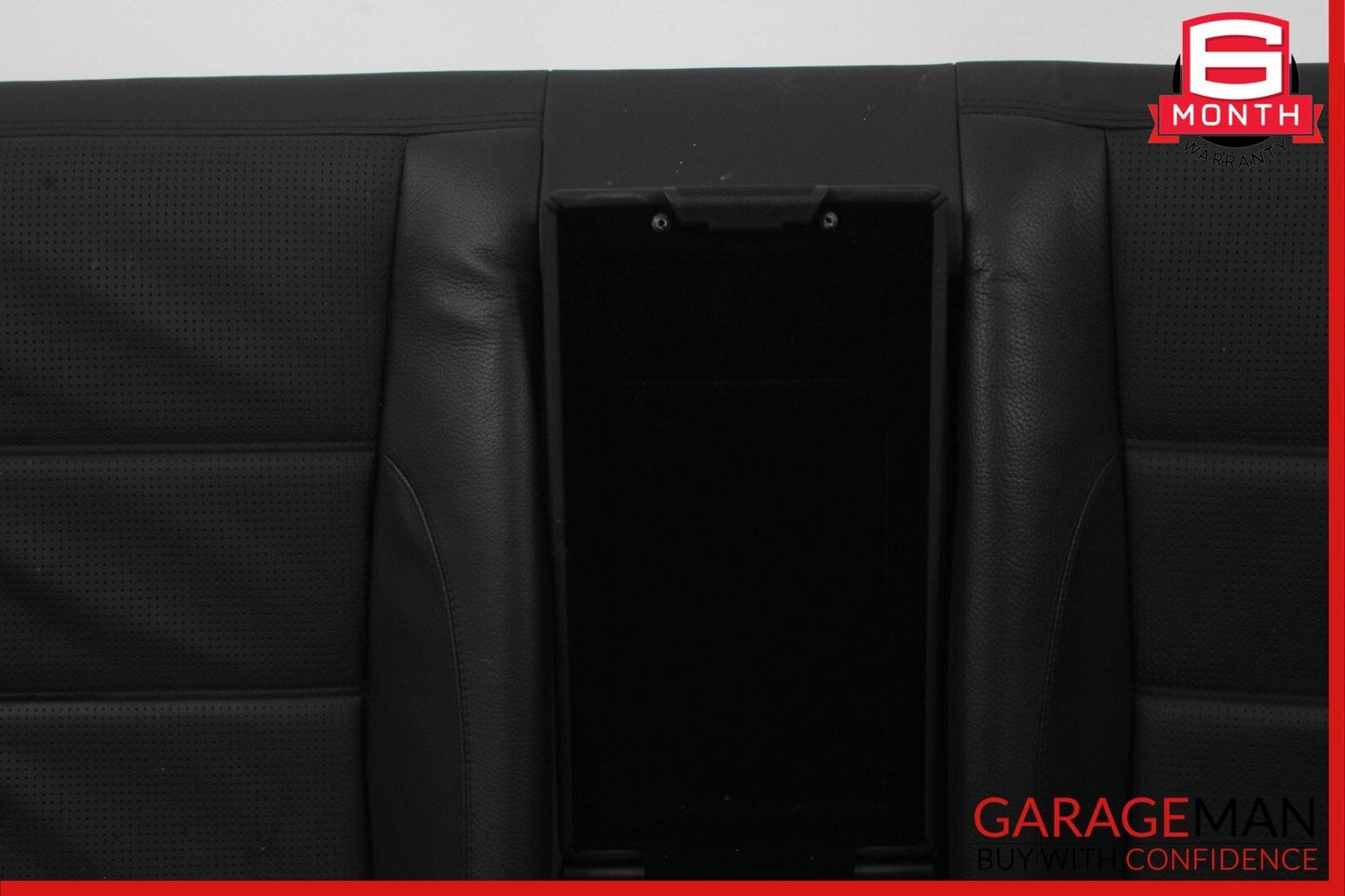 07-13 Mercedes W221 S63 AMG Rear Seat Cushion Top Upper Assembly Black OEM