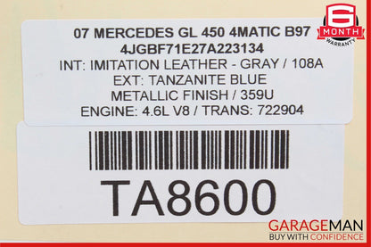 06-12 Mercedes ML350 GL450 Front Right Side Headlight Washer Water Nozzle Spray