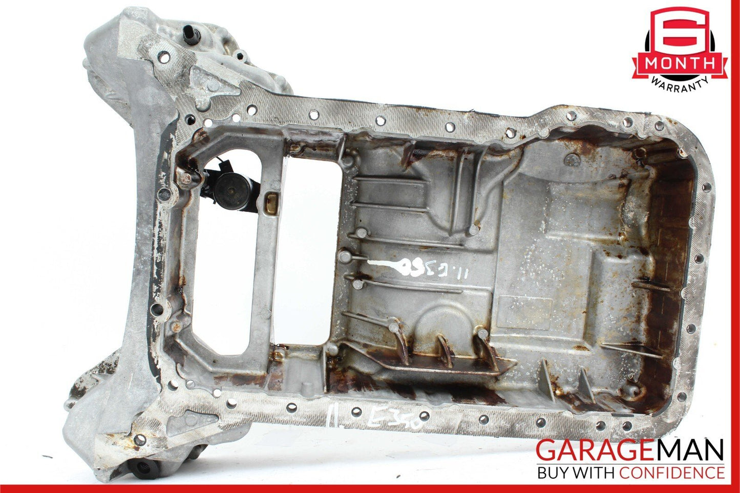 05-11 Mercedes W212 E350 C350 Engine Upper Oil Sump Baffle Pan 2720142102 OEM