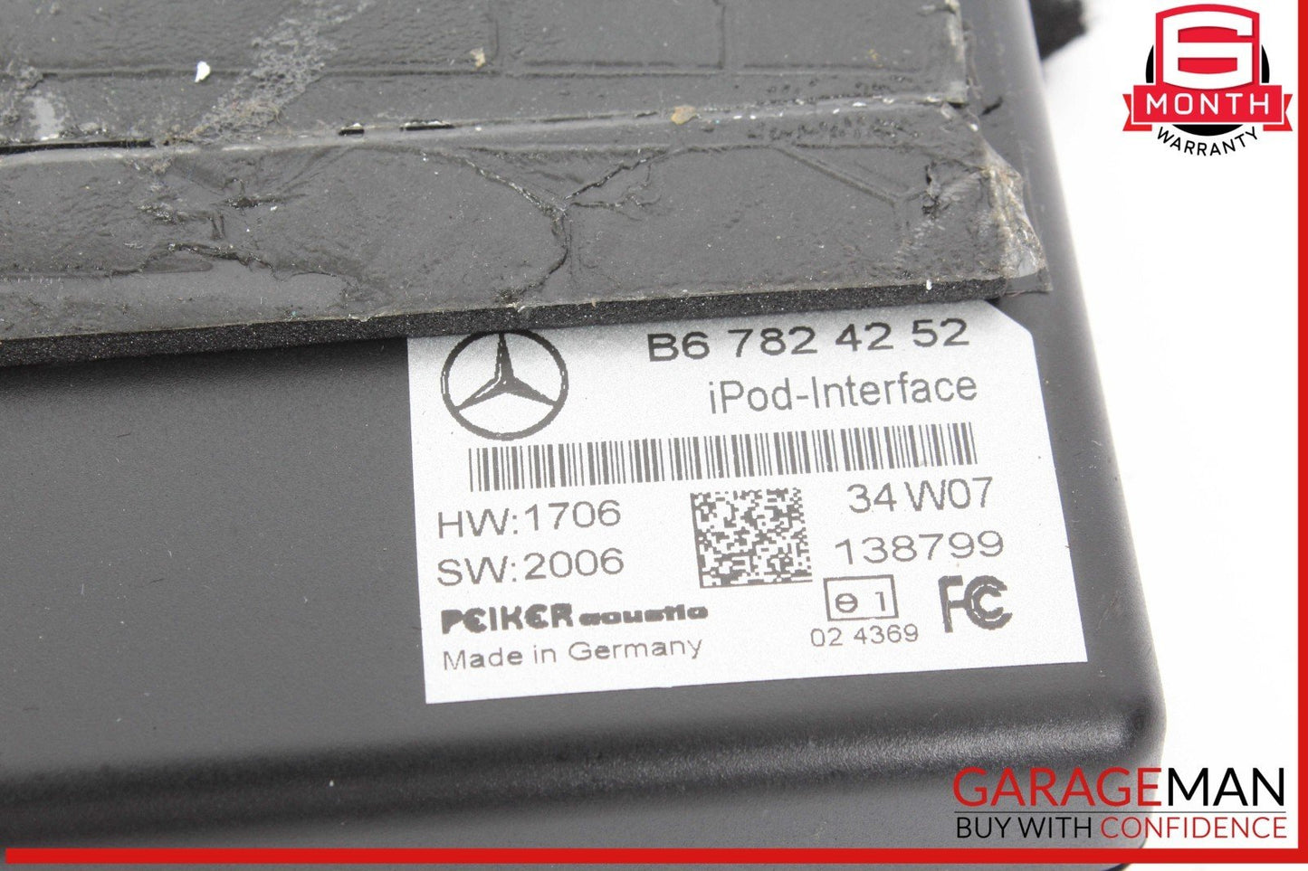 06-08 Mercedes X164 GL550 ML550 Ipod Interface Control Module B67824252 OEM