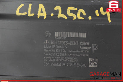 14-18 Mercedes W117 CLA250 Front Right Seat Control Module Unit 1669006107 OEM