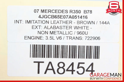06-13 Mercedes W251 R350 GL350 ML350 Lower Engine Oil Pan