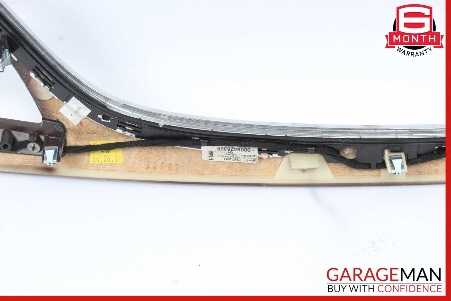 10-13 Mercedes W221 S400 S550 Dashboard Center Trim Molding 2216807871 Wood OEM