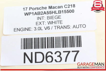 15-18 Porsche Macan 95B Rear Right and Left Side Coil Spring Springs Set of 2