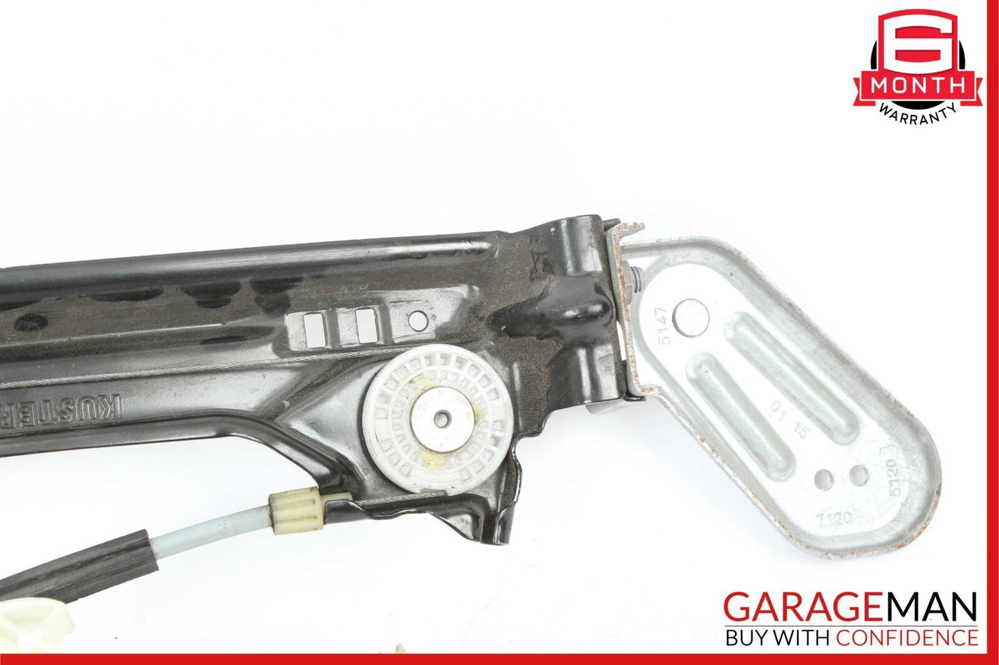 14-17 Maserati Ghibli Rear Left Driver Side Door Window Regulator w/o Motor OEM