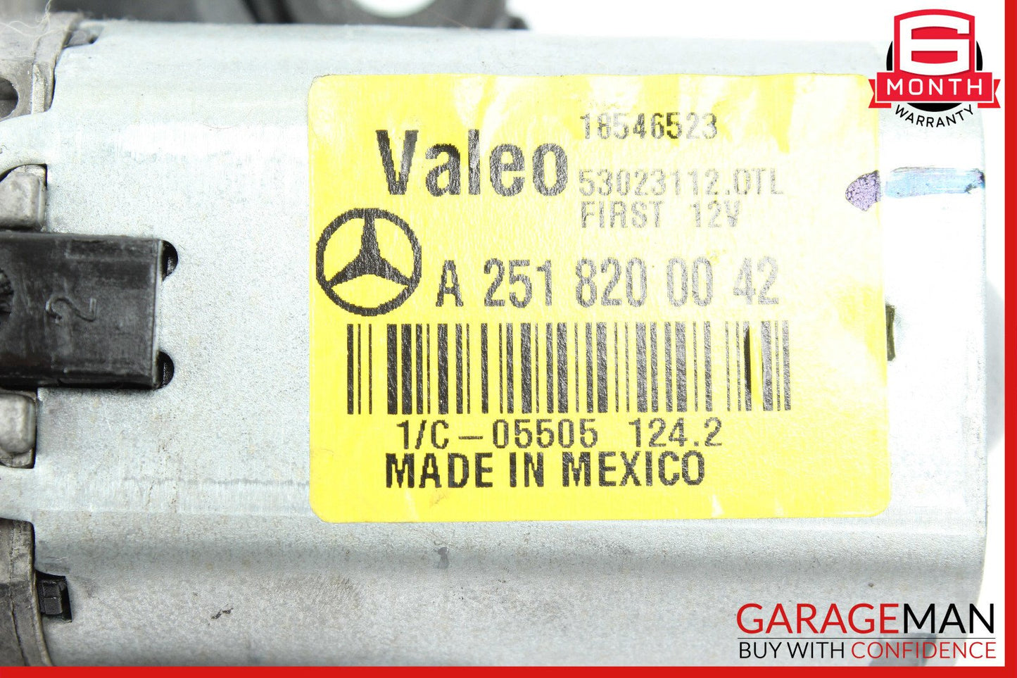 06-19 Mercedes X164 GL450 ML350 Rear Glass Windshield Wiper Motor OEM