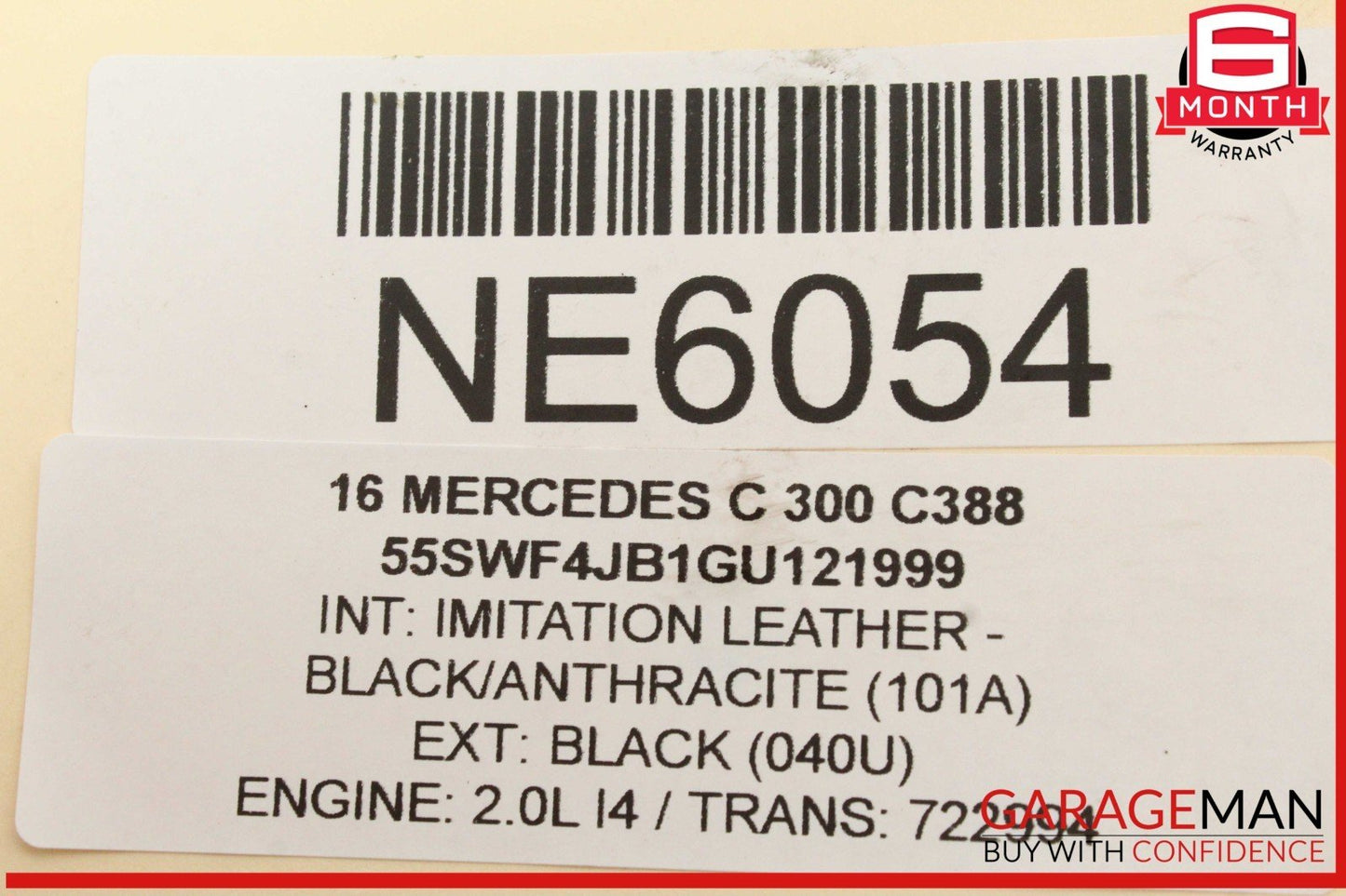 16-23 Mercedes W205 C300 Transmission Oil Cooler 0995001900 OEM