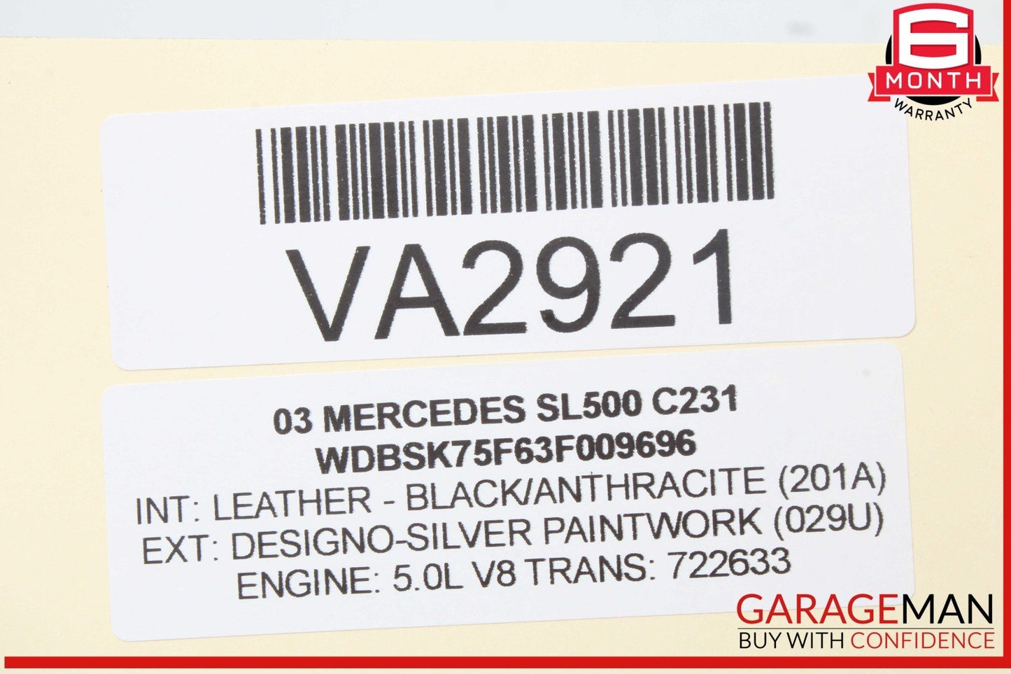 97-08 Mercedes R230 SL500 S550 S500 E320 Engine Motor Starter OEM
