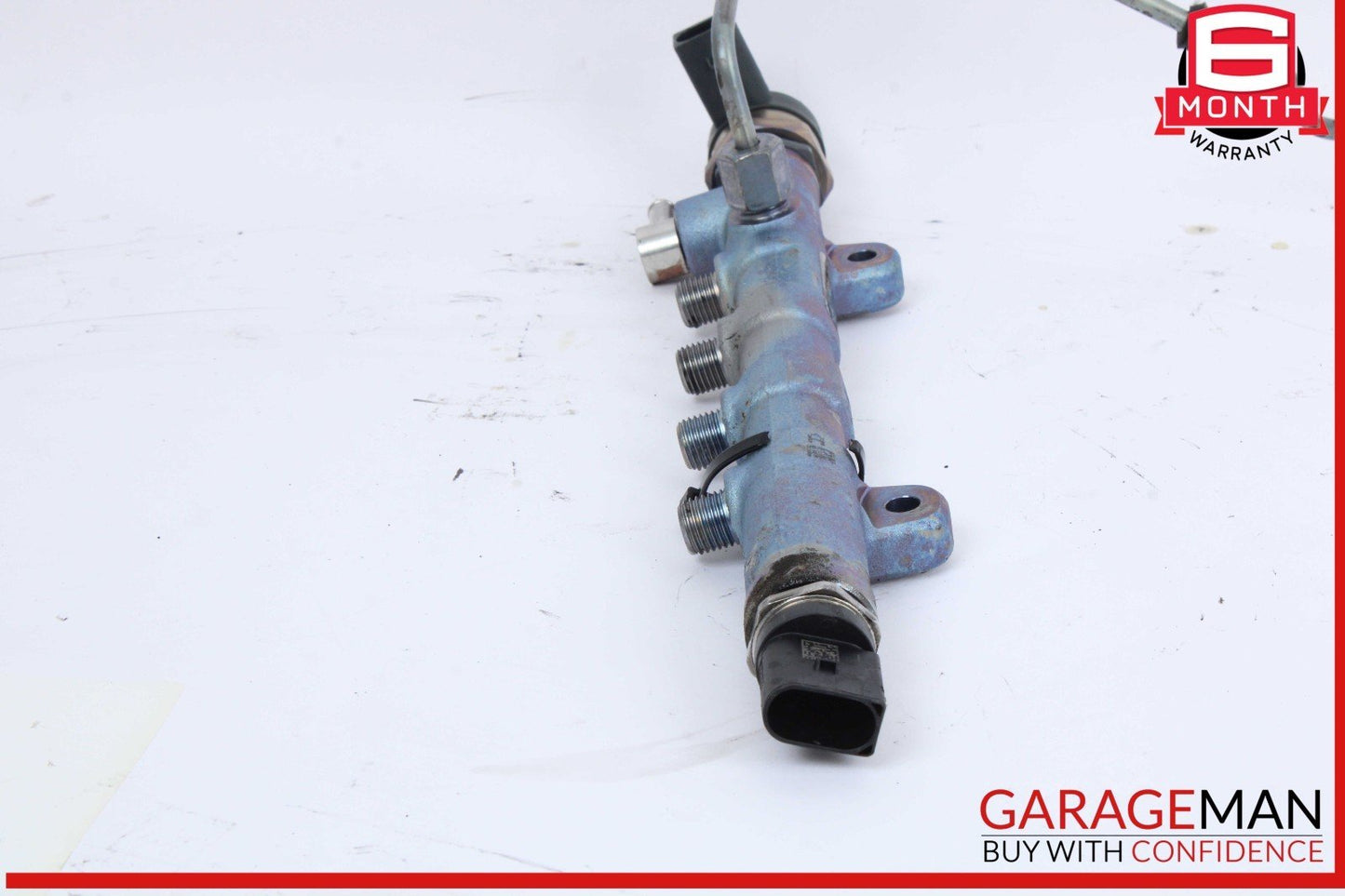 13-15 Mercedes X204 GLK250 Engine Fuel Injector Rail Bosch 6510701595 OEM