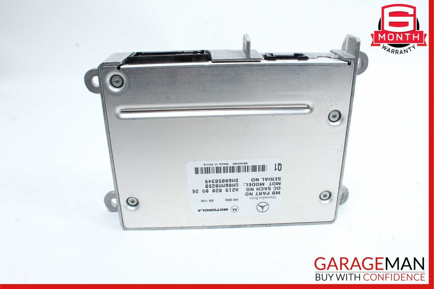 06-12 Mercedes W219 CLS550 E350 Communication Control Module 2198200926 OEM