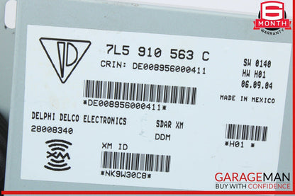 03-10 Porsche Cayenne S 955 957 Sirius Satellite Radio Receiver Module Unit OEM