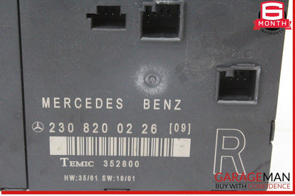 03-12 Mercedes R230 SL500 SL55 SL600 Front Right Side Door Control Module OEM