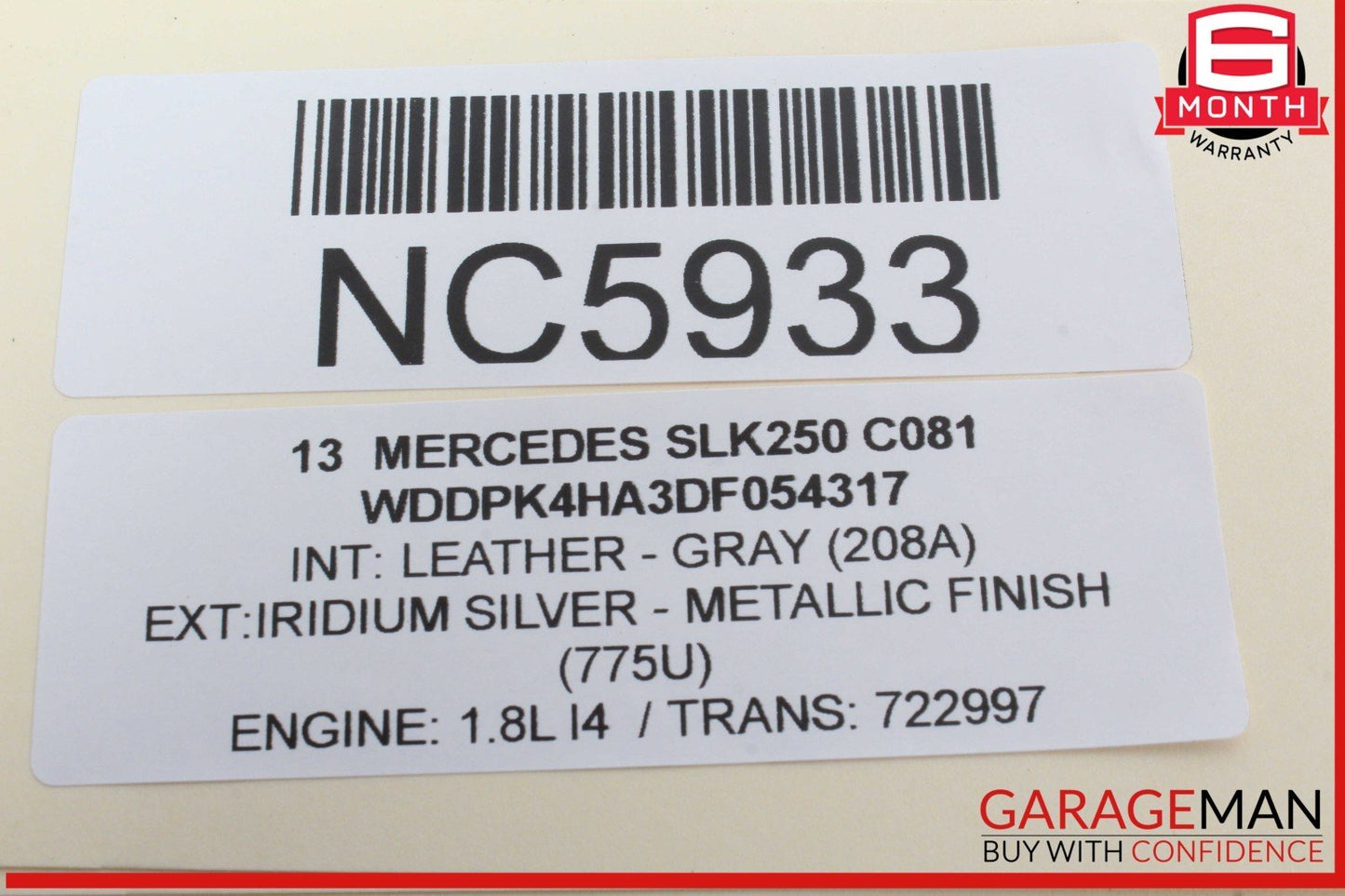 12-20 Mercedes R172 SLK250 SLC300 Front Dashboard A/C Air Vent Grille Trim OEM