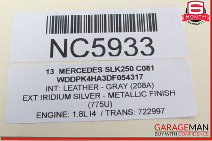 12-20 Mercedes R172 SLK250 SLC300 Front Dashboard A/C Air Vent Grille Trim OEM