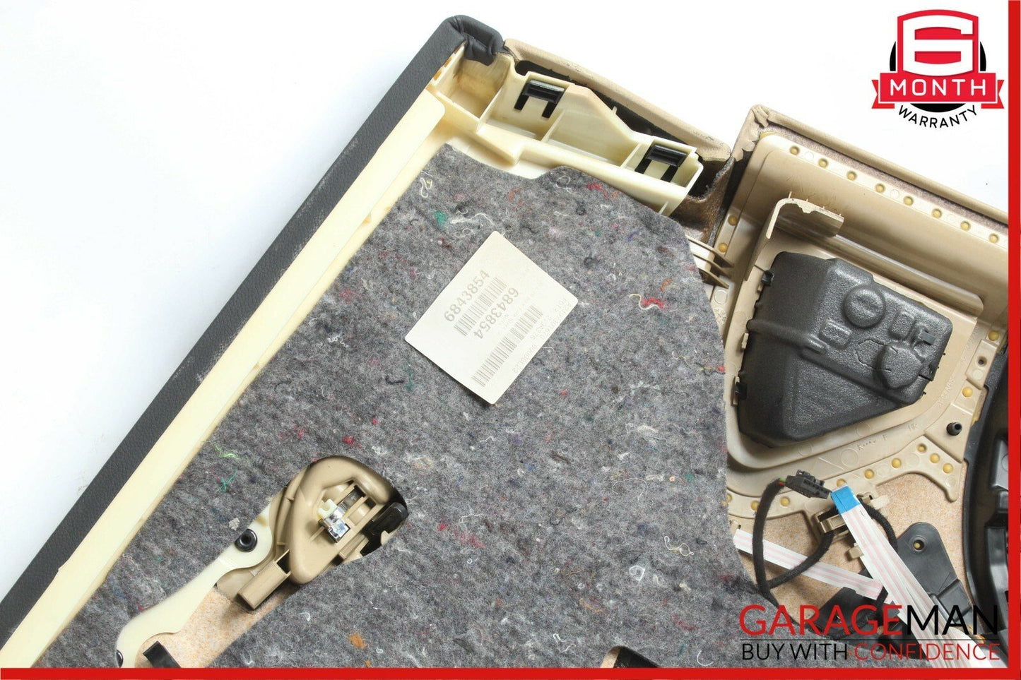 06-11 Mercedes W219 CLS55 Rear Right Side Interior Door Trim Panel Brown