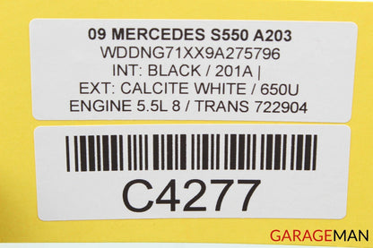 07-09 Mercedes W221 S550 S63 CL550 Central Gateway Control Module 2215406462 OEM