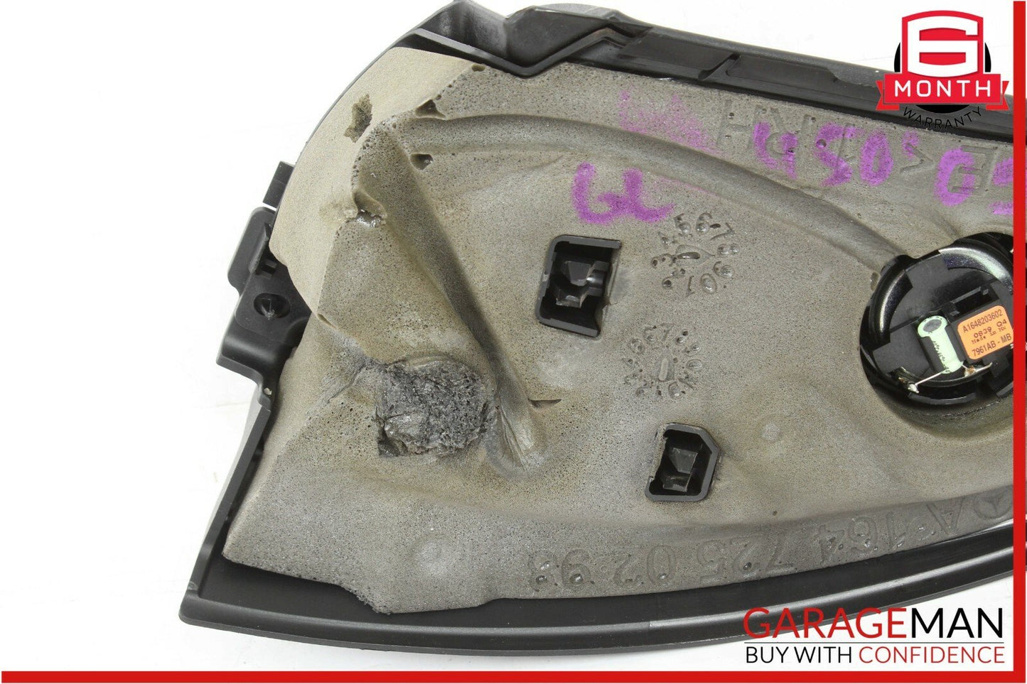 06-12 Mercedes GL450 ML350 Front Right Door Audio Tweeter Speaker Cover Black