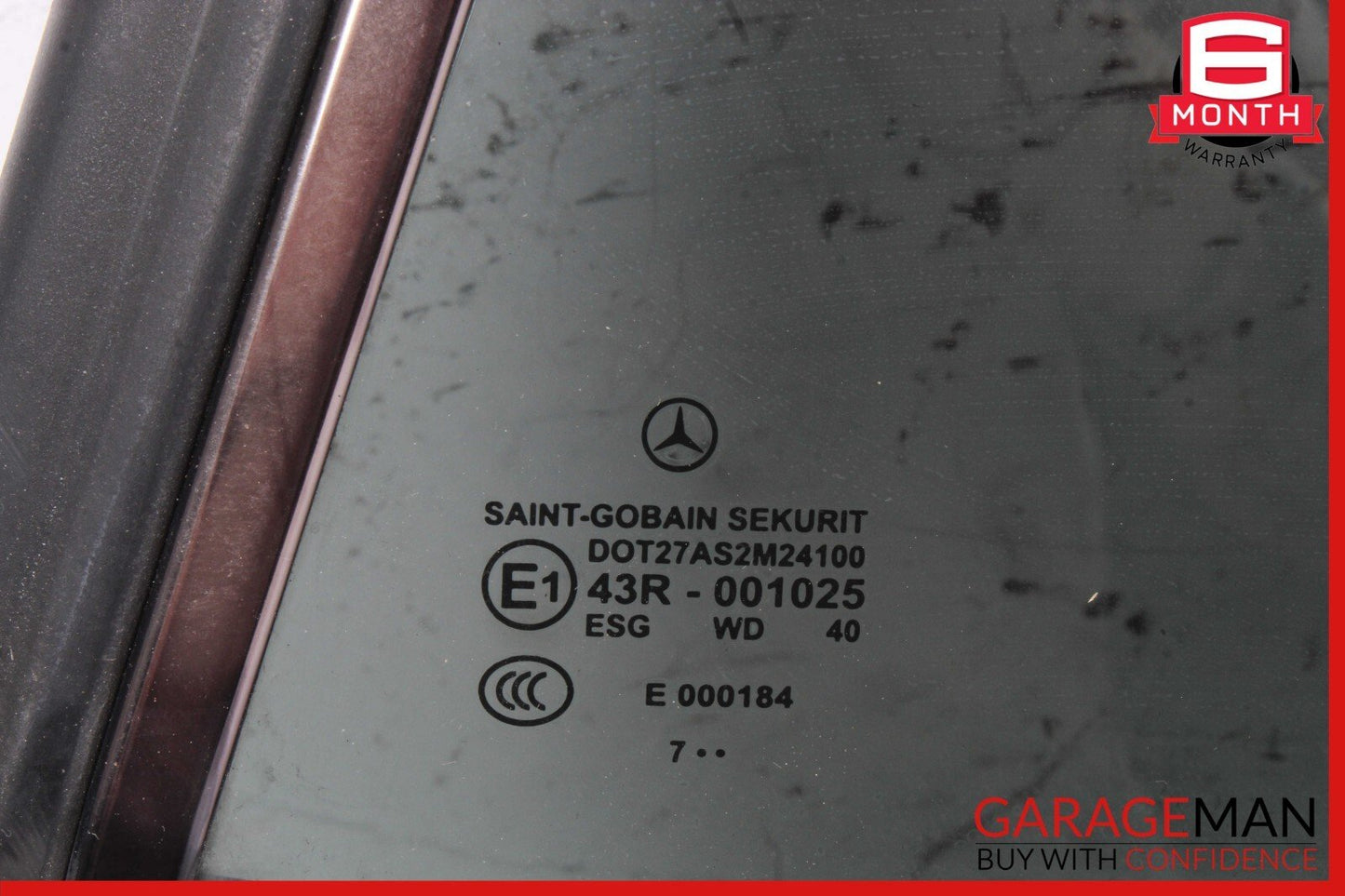 03-12 Mercedes R230 SL550 SL55 AMG Rear Left Side Quarter Window Glass OEM