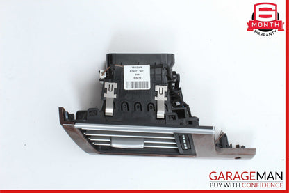10-13 Mercedes W212 E350 Front Left Dashboard Dash AC A/C Air Vent Trim Wood
