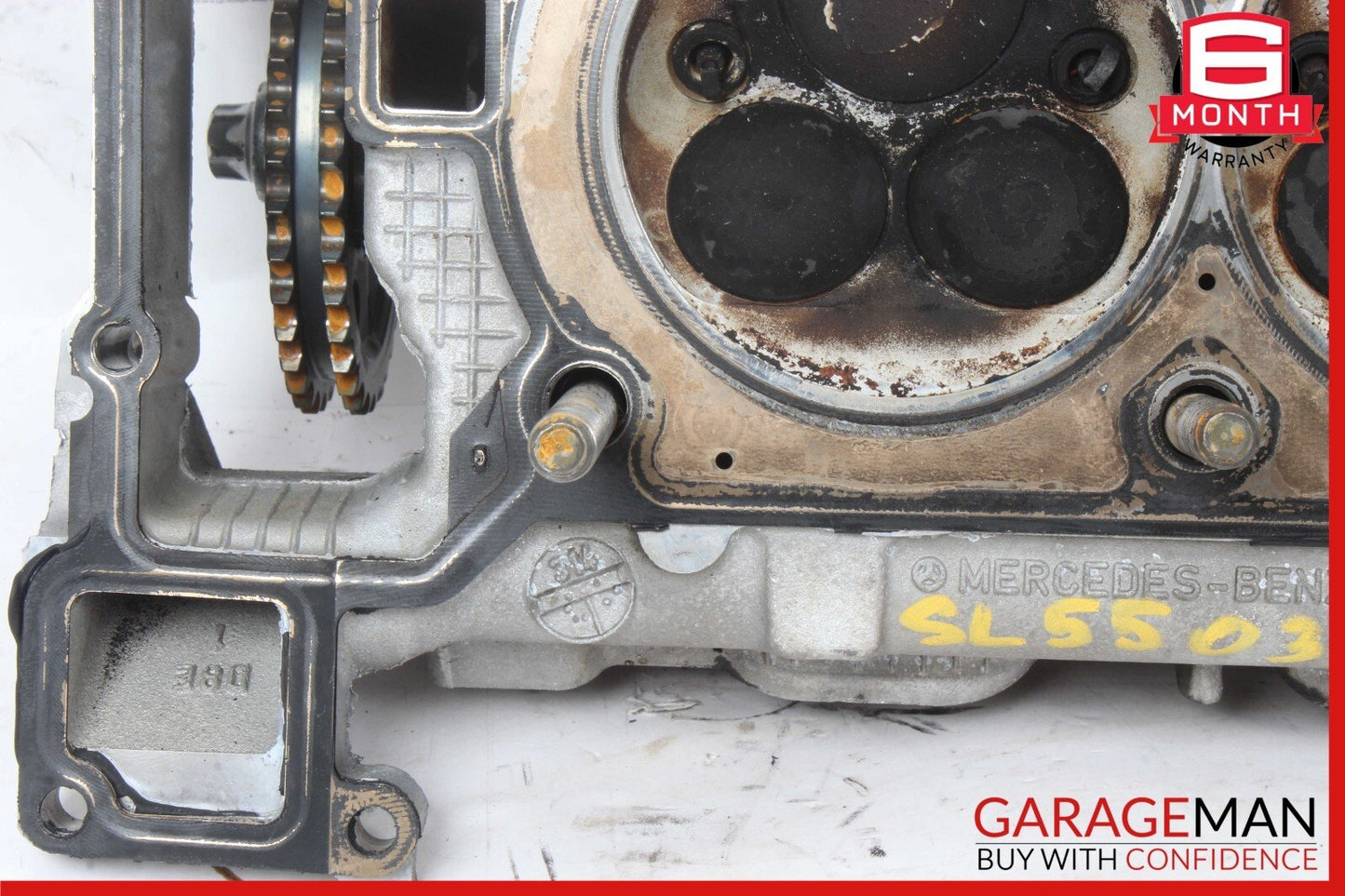 03-08 Mercedes R230 SL55 E55 CL55 AMG Left Side Engine Motor Cylinder Head OEM