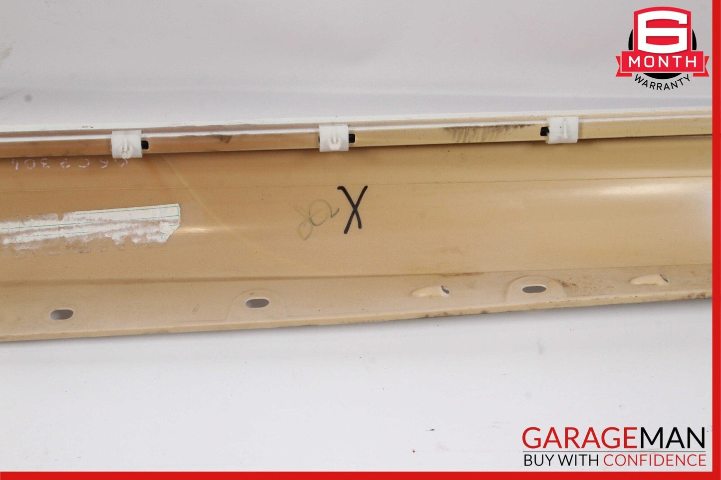 01-07 Mercedes W203 C240 C320 Left Side Skirt Rocker Moulding Panel White OEM