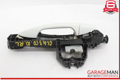 10-15 Mercedes X204 GLK350 4MATIC Rear Left Side Exterior Door Handle White OEM
