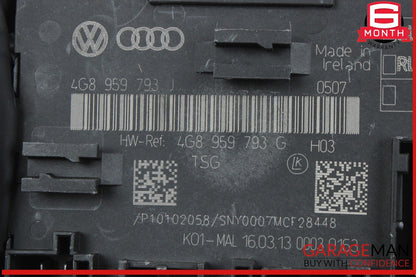 12-18 Audi A7 A6 Front Left Driver Side Door Control Module Unit 4G8959793J OEM