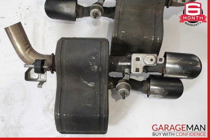 14-17 Maserati Quattroporte Rear Right & Left Exhaust Muffler Dual Tip OEM