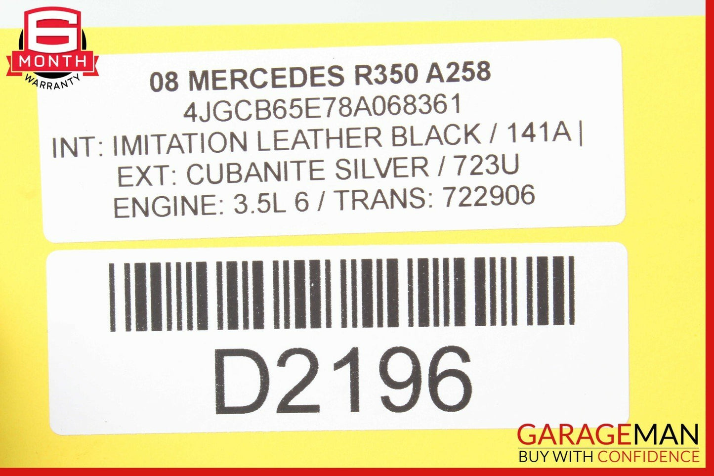 Mercedes W251 R350 ML350 Auto Trans Automatic Transmission Assembly 722906 OEM