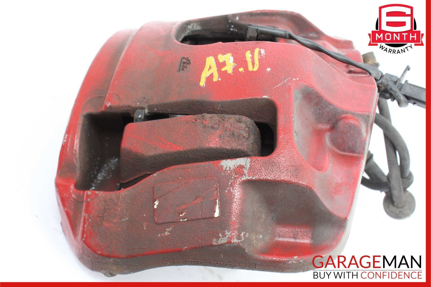 12-18 Audi A7 Front Right Passenger Side Brake Caliper Red