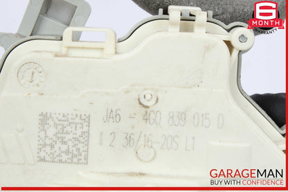 12-18 Audi A6 A7 Rear Left Driver Side Door Lock Latch Actuator 4G0839015D OEM