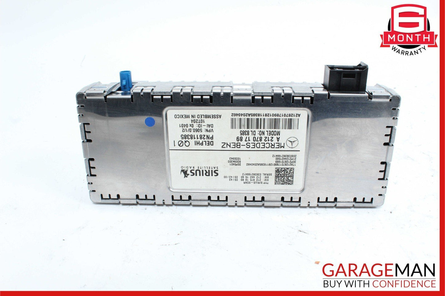 08-11 Mercedes W204 C300 Sirius Satellite Radio Receiver Module 2128701789 OEM