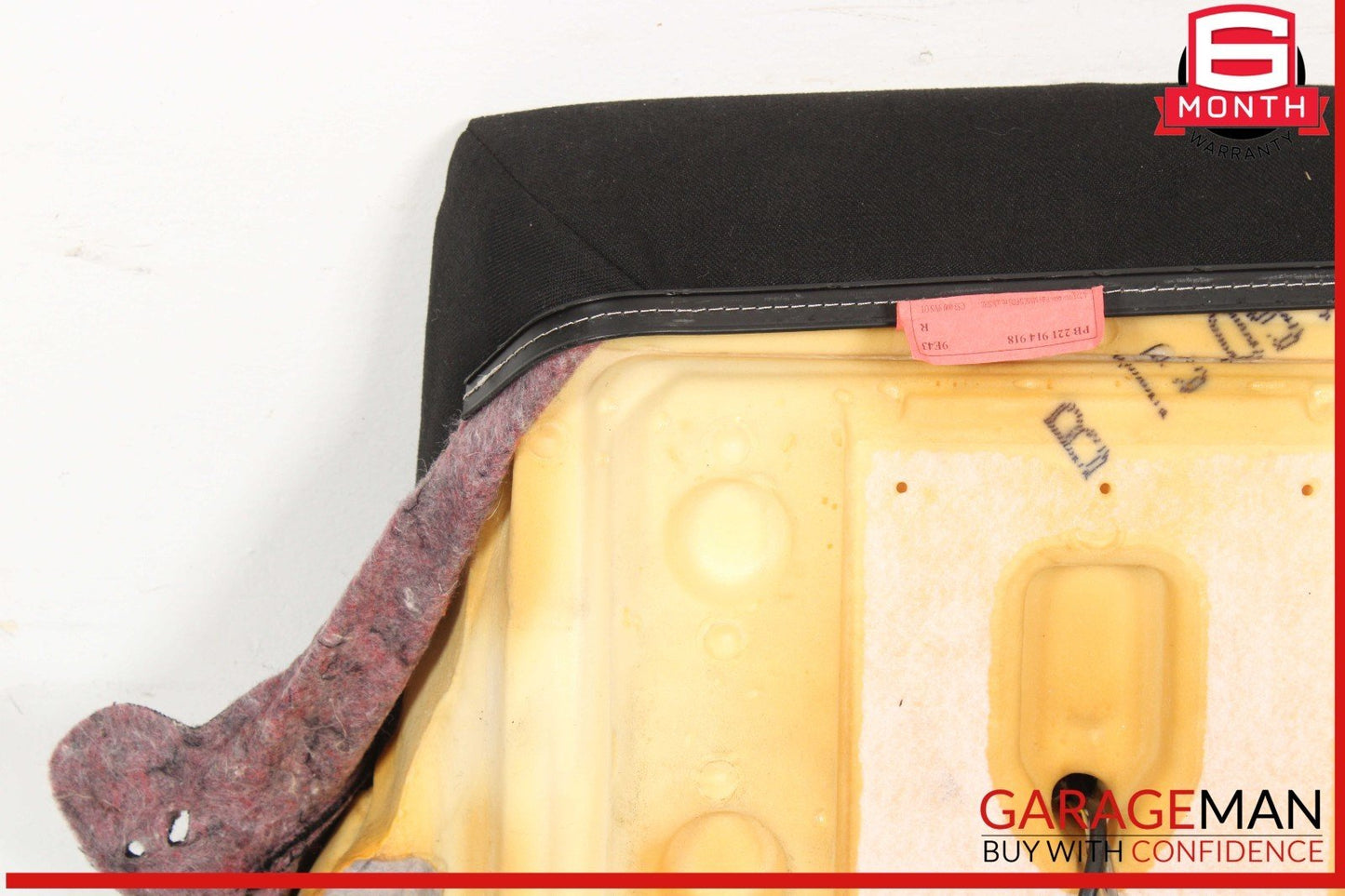 07-09 Mercedes W221 S550 Front Right Side Lower Bottom Seat Cushion Cover OEM