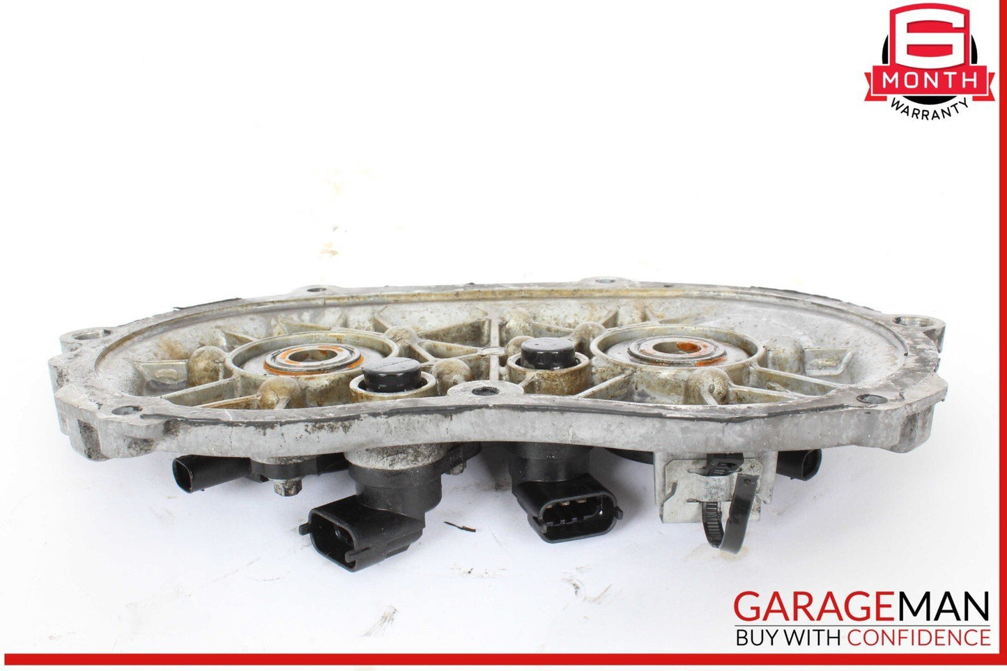 06-13 Mercedes W221 S400 Hybrid Front Right Engine Timing Chain Cover Plate OEM