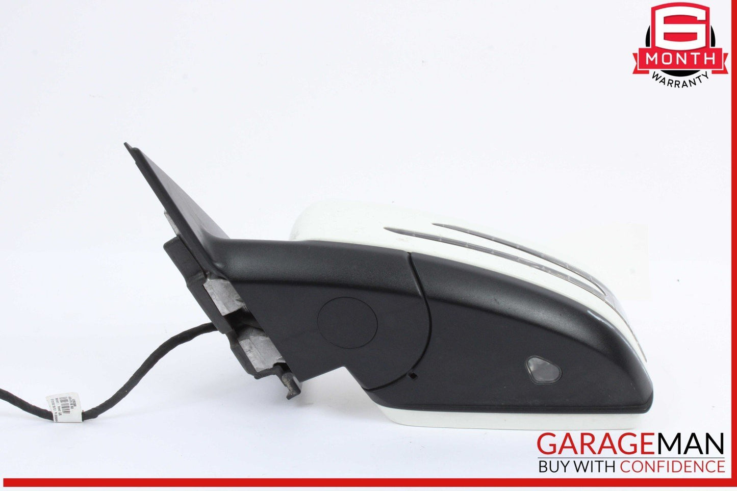 12-14 Mercedes W204 C250 Front Left Driver Side Door Rear View Mirror White OEM
