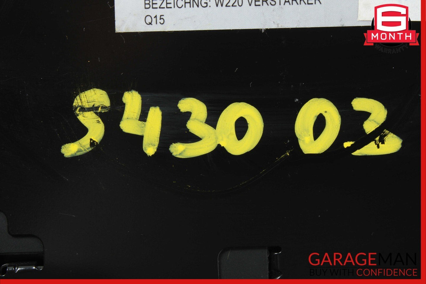 00-03 Mercedes W220 S430 S500 S55 AMG Radio Audio Amplifier Amp 2208200289 OEM