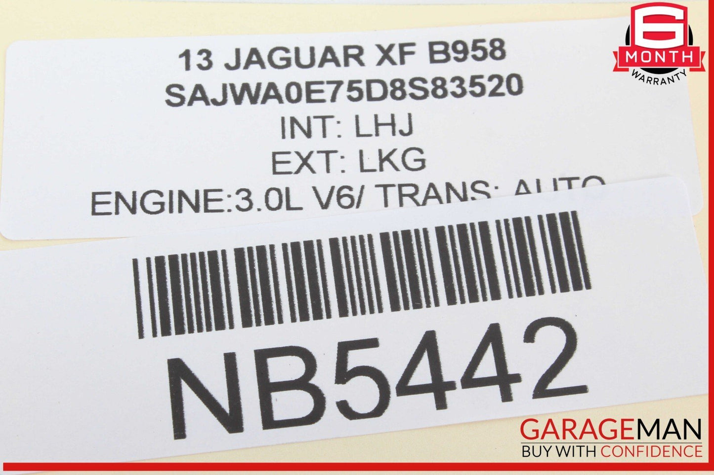 09-15 Jaguar XF X250 Front Left Driver Side Exterior Door Handle OEM