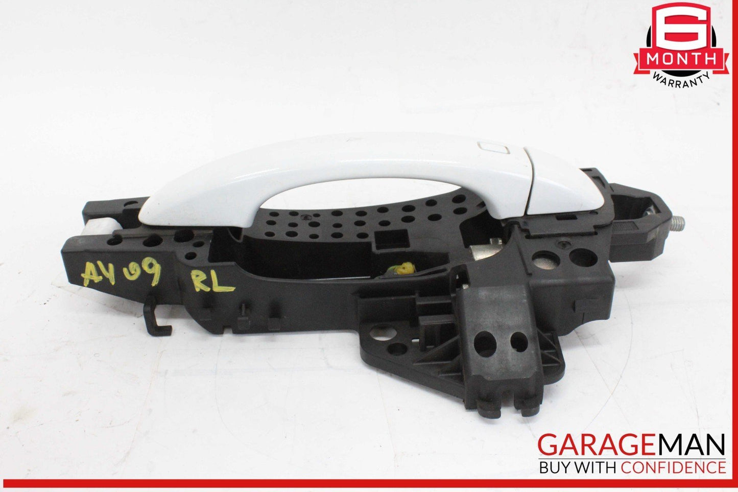 09-16 Audi A4 A5 Rear Left Driver Side Exterior Door Handle White 8T0837885A OEM