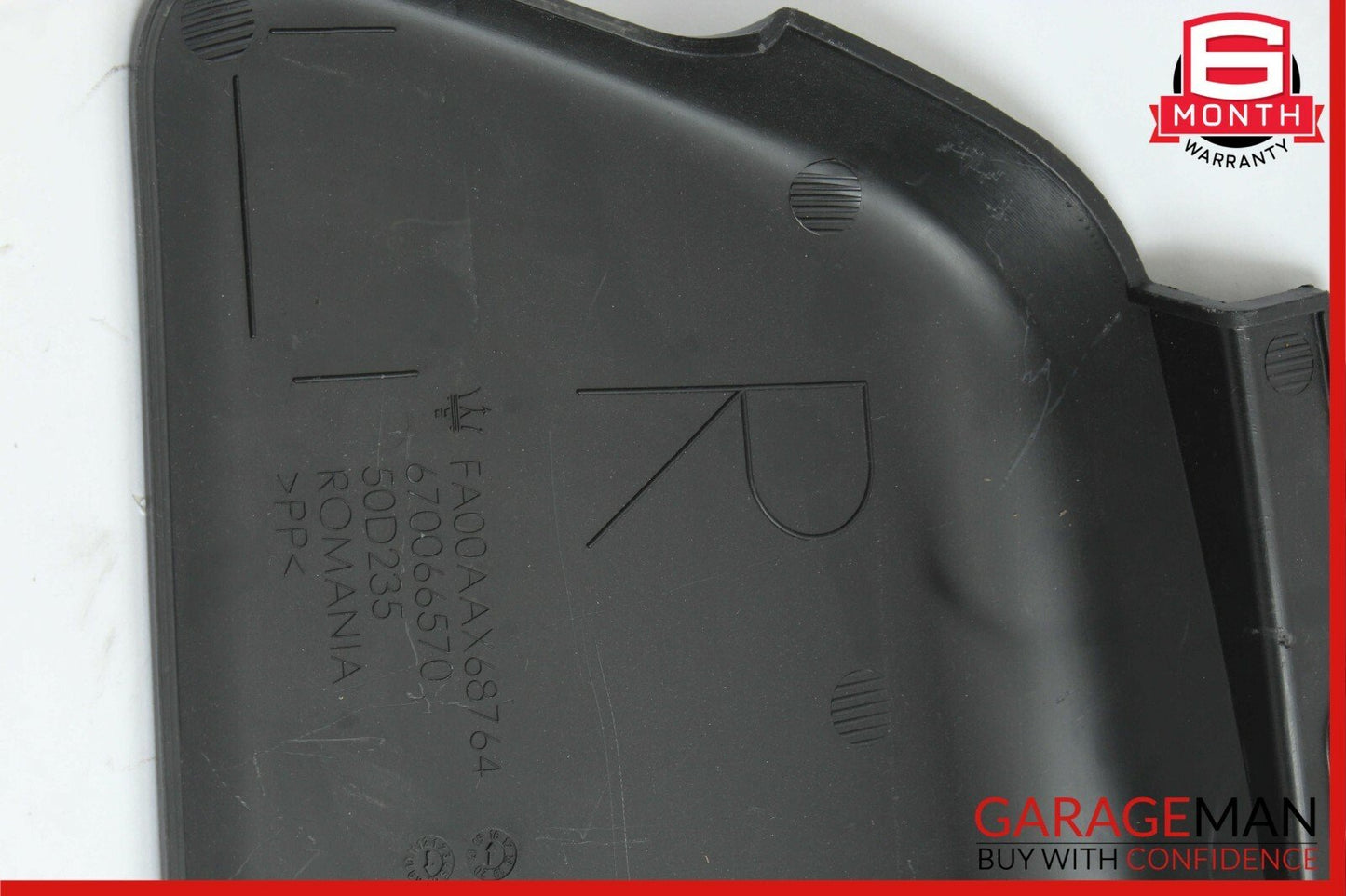 14-17 Maserati Ghibli Front Right Passenger Side Dash End Trim Cover Panel Black