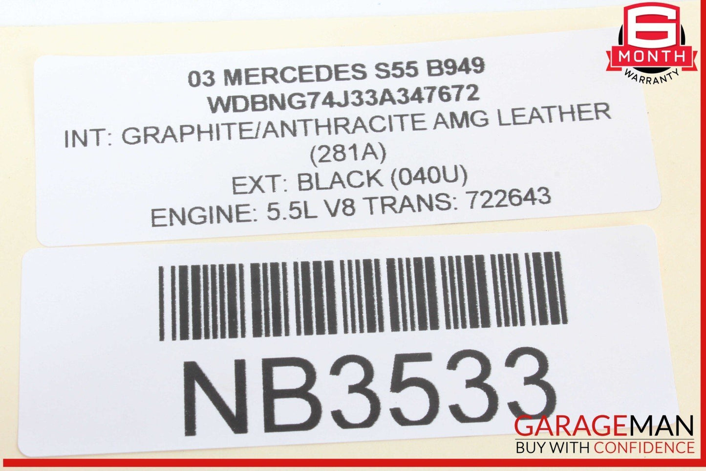 00-06 Mercedes W220 S55 AMG ML500 Voice Command Control Module Unit OEM